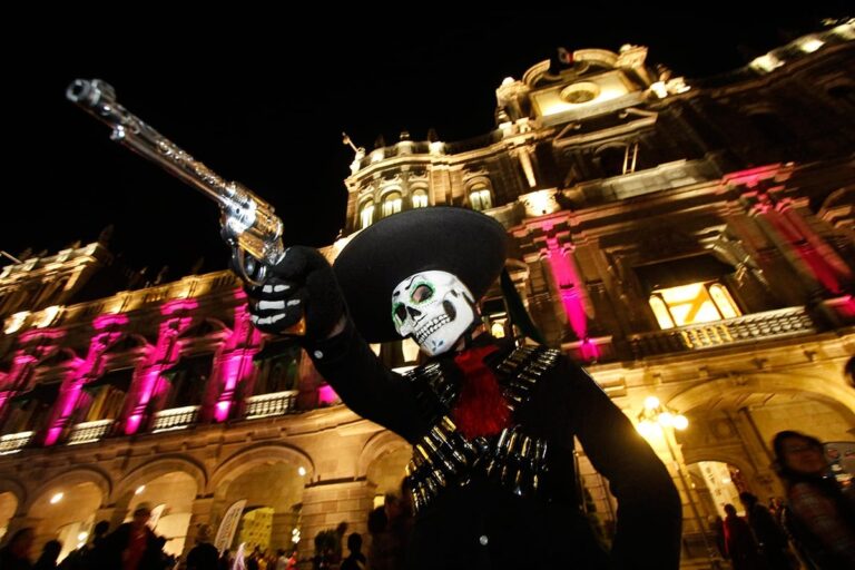 Llegó a Puebla la Catrina
