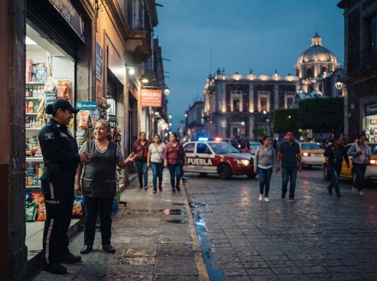 Baja la inseguridad en Puebla capital